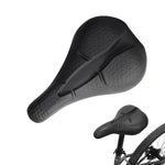 HASTHIP® Bike Seat Cushion High-Resilient, Gel Padded Cover for Men & Women, Breathable Hollow Design Comfort Saddle Cycling, Mountain Bikes, Road Exercise Bikes-Black