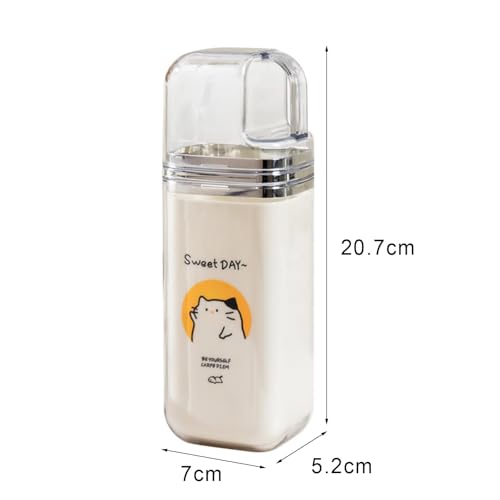 HASTHIP® 1 Piece Travel Wash Cup Three-in-One Portable Toothbrush Storage Box Dental Care Rinsing Cup Thickened