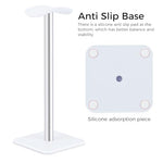 HASTHIP® Headphone Stand Desktop Headset Holder for Gaming, Universal Aluminum Headphone Stand with Solid Base, Earphone Organizer for PC Gamer Accessories, Compatible with AirPods Max, Beats, Bose,