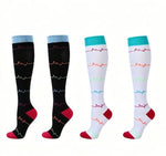 HASTHIP® Compression Socks for Women and Men, Circulation Support Socks for Running, Athletic Sports, Travel, Medical and Nursing Use