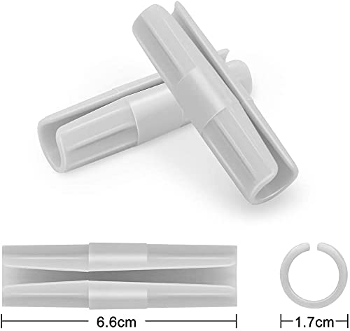 10pcs Sheet Clips Fastener Sheet Holders Keep The Bed Sheets Smooth and Tight Fit for Various Mattresses with Raised Edge (White)