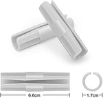 10pcs Sheet Clips Fastener Sheet Holders Keep The Bed Sheets Smooth and Tight Fit for Various Mattresses with Raised Edge (White)