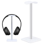 HASTHIP® Headphone Stand Desktop Headset Holder for Gaming, Universal Aluminum Headphone Stand with Solid Base, Earphone Organizer for PC Gamer Accessories, Compatible with AirPods Max, Beats, Bose,