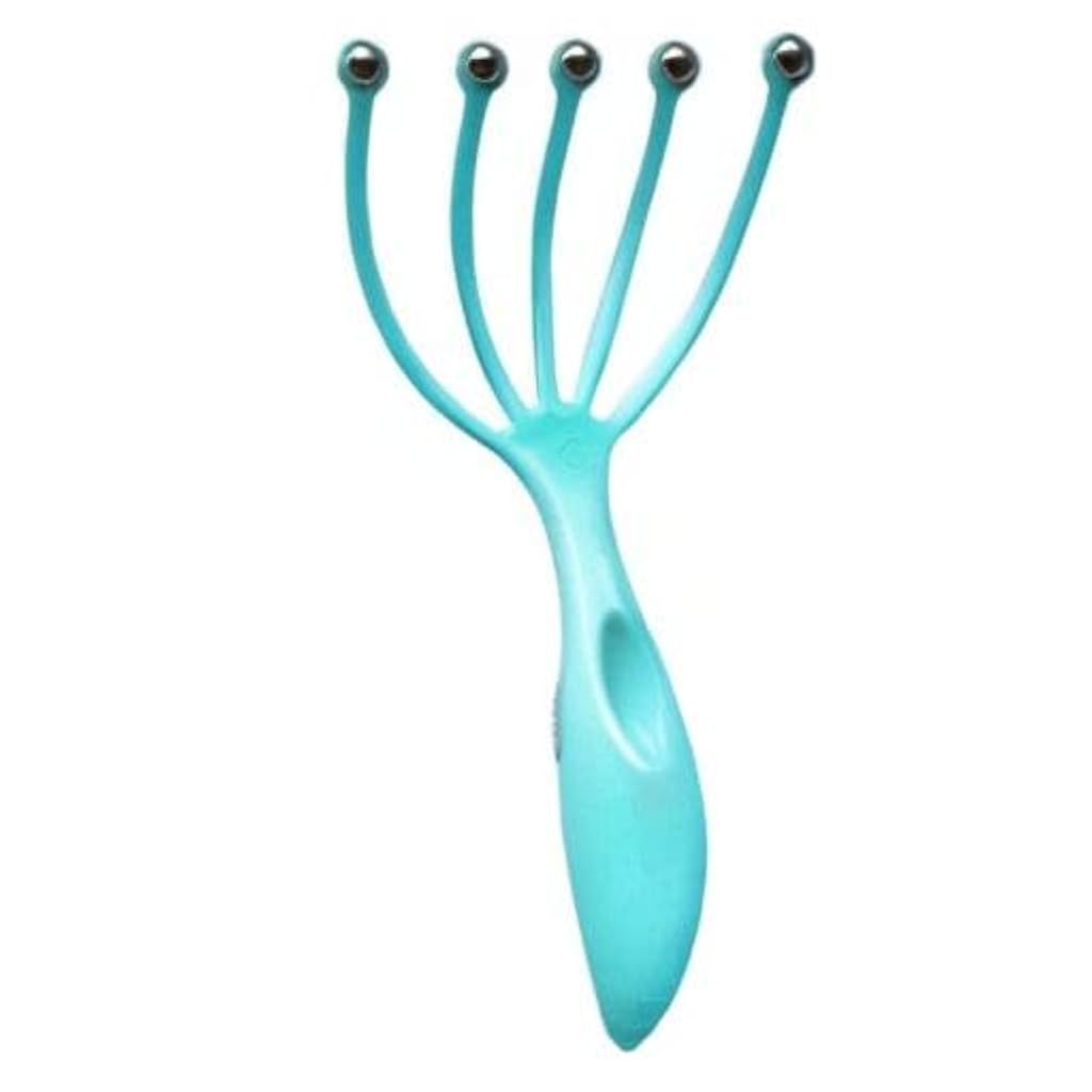 HASTHIP® Masajeador de Cabeza Manual 5 Dedos con Bolas de Acero, Masajeadora Portátil Anti Estrés para Cuero Cabelludo, Promueve la Circulación y Mejora el Sueño