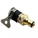 HASTHIP® 3-in-1 Universal Tap Connector – Brass Kitchen Faucet Adapter, Hose Adapter for Sink Mixer, Garden Hose Fitting