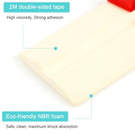 HASTHIP® 200cm x 8cm Baby Safety Edge & Corner Protector, Cartoon Print Soft Cushion Strip, Self-Adhesive Table & Furniture Guard, Child Proofing Bumper for Door Frame & Home