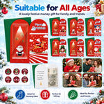 HASTHIP 13-Piece Christmas Money Wallet Set with 6 Designs, Envelopes and Stickers