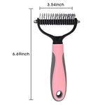 HASTHIP® Dog Comb, Dog Brush for Hair, Professional Double Side Pet Hair Comb for Dog and Cat Grooming and Cleaning Brush for Dog and Cat Fur Lice