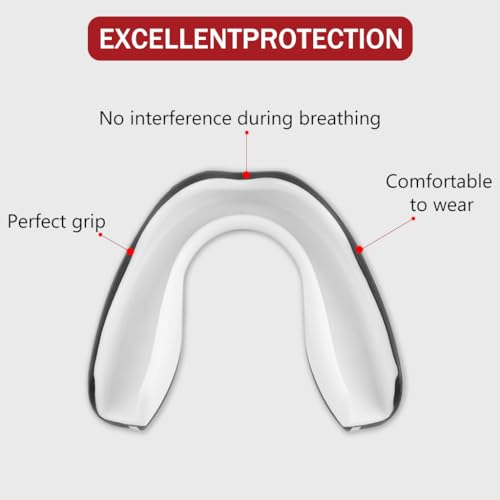 HASTHIP® Mouthguard Slim Fit, Adults and Junior Mouth Guard