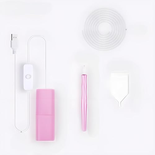 HASTHIP® Bolígrafo de pintura con accesorios arte diamante eléctrico para adultos
