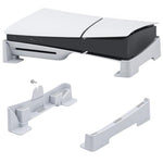 HASTHIP® Verilux Base Horizontal para PS5 Slim/Pro, Soporte Antideslizante Duradero para Consola PlayStation 5 Slim/Pro Digital y Ultra-HD, Accesorio de Instalación Fácil, Diseño Seguro y que Ahorra