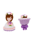 HASTHIP® Muñeca de flores ramo crochet reversible