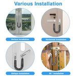 HASTHIP Security Door Chain Lock for Apartments with 6.2 in Chain and Screw Fix Design