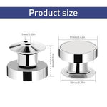 HASTHIP Pin Backs for Enamel Pins with Magnet Locking Clasp | 10pcs Metal Fridge Use
