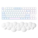 HASTHIP® Desktop Computer Typing Wrist Rest Keyboard Wrist Rest Fatigue Relief Arm Rest for Typing Non-Slip Base Wrist Rest Ergonomic Design Creative Bubble Memory Foam PU Wrist for Typing, Gaming