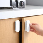 HASTHIP® 6 Pack Self-Stick Cabinet Door Drawer Handles, Stick-On Pulls for Kitchen, Wardrobe, Sliding Door, Window, Office, White Auxiliary Handle Helper, No-Drill Knobs for Furniture and Cupboards