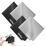 HASTHIP® 4 Pcs Microfiber Cleaning Cloths, Laptop Cleaning Cloth, Glass Cleaning Cloth, Lens Cleaning Cloth, 5.9 X 7 Inches Microfiber Lens Cleaning Kit For Laptop, Spectacles, Glasses, Mobile
