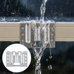 HASTHIP 304 Stainless Steel Solar Panel Water Drainage Clips for 35mm Framed Panels, Snap-On Fit