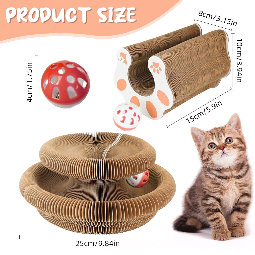 HASTHIP® Cat Accordion Magic Organ Cat Scratching Board