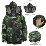 HASTHIP Beekeeping Top with Detachable Zipping Veil Hat and Elasticized Wrists and Hem