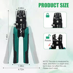 HASTHIP® 400PCS Electrical Crimping Connectors with Wire Crimper Tool 4 Sizes Insulated Wire Terminals Universal 22-10 AWG Connectors