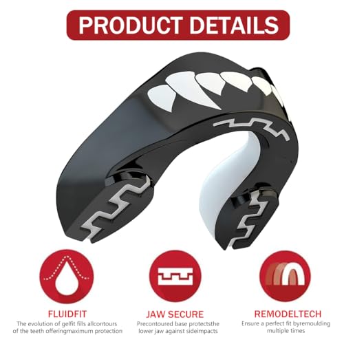 HASTHIP® Mouthguard Slim Fit, Adults and Junior Mouth Guard