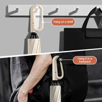 HASTHIP® Large Travel Umbrella for Men Women,50 Inch Windproof Folding Umbrella with Reflective Strap,Auto Open Close 10 Dual Ribs UV Protection Compact Portable with Carabiner