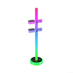 HASTHIP® Soporte GPU ARGB 5V 3Pin, Soporte Ajustable para Tarjeta Gráfica VGA de Metal con Iluminación RGB Multicolor, Bracket Anticaída para PC de Escritorio y Chasis ATX