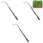HASTHIP Sickle Weed Remover Tool for Farming and Harvesting with 40cm Handle | Steel Curved Blade and Ergonomic Grip