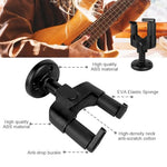 HASTHIP® Guitar Wall Mount Hanger Screw Fixed Wall Guitar Holder Instruments Mount Hanger Stand EVA Padded Liner Design Non-scratch Universal Accessories