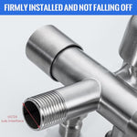 HASTHIP® Stainless Steel Wall Mounted Faucet 3 in 1