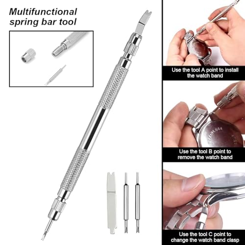 HASTHIP® Watch Repair Kit 24 in 1 Watch Repair Kit for Wrist