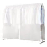 HASTHIP Clothes Rack Cover for Dustproof Organization with 2 Piece Design and PEVA 150x120cm