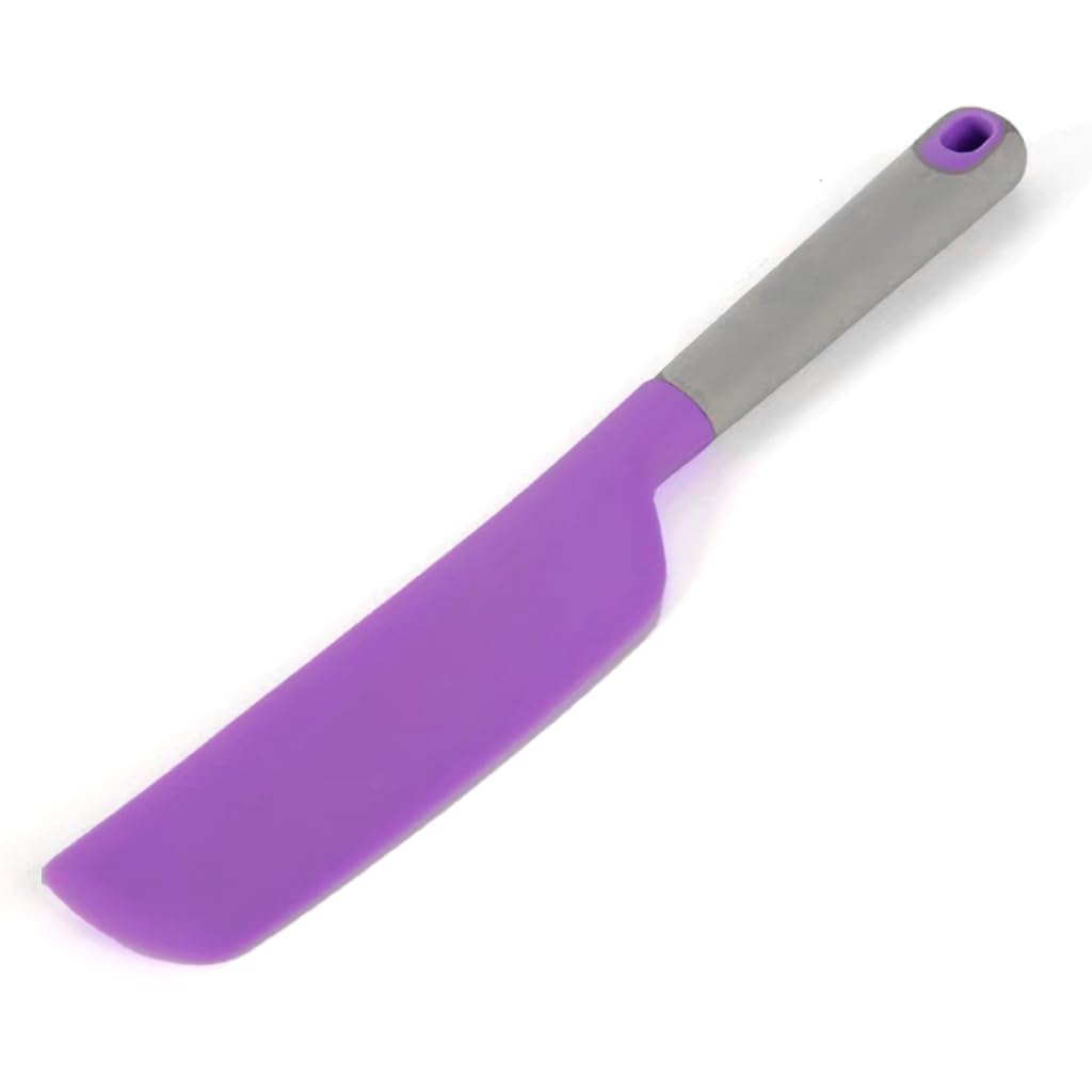 HASTHIP Silicone Spatula for Cooking and Baking with 12.7 in Handle featuring Seamless Design | Purple