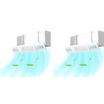 HASTHIP Air Conditioner Deflector for Split AC 22–32 in with Retractable Mesh Design | Adjustable Plastic Baffle