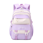 HASTHIP® Casual School Bags Children's Backpacks Girls Boys School Daypacks Teens Student Lightweight Bookbag for Daughter Son Primary Junior High University Travel Backpack Waterproof Polyester