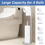 HASTHIP® Toilet Paper Roll Holder 2 In 1
