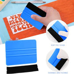 HASTHIP® 3Pcs Felt Edge Squeegee