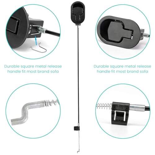 HASTHIP® Couch Recliner Handle Replacement Cable Length 36.3", Fit for Most Furniture of Recliner Chair Sofa Couch