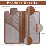 HASTHIP® Car Document Holder Bifold PU Leather Car License