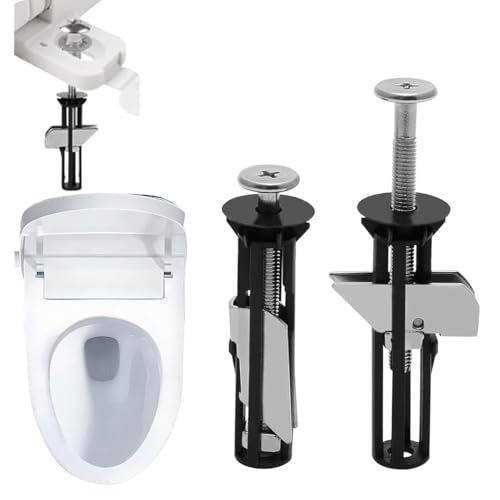 HASTHIP® Universal Toilet Seat Bolt Kit, Stainless Steel Screws Replacement, Secure & Hygienic Hardware Set for Toilet Seats, Pack of 2