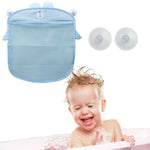HASTHIP® BathroomPro Shower Caddy Hanging Mesh Bag, Wall Mounted Bathroom Organizer, Quick Dry Storage Pouch for Toiletries, Corner Shower Shelf, No Drilling, Large Capacity, Portable Bath Basket