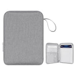 HASTHIP® 10.9 inches Tablet Sleeve with Handle for iPad Waterproof Zipper Bag with Utility Mesh Pocket Padded Cushioning Scratchproof Tablet Travel Accessories Bag Universal Tablets Organizer,Grey