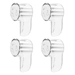 HASTHIP® 4 Pack Toothbrush Head Cover Case, Clear Dust-Proof Travel Toothbrush Protector Cap