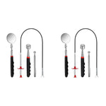 HASTHIP Magnetic Pick Up Tools Set for Automotive and Home Use with 30.7 in Telescopic Reach | Includes Inspection Mirror and Flexible Grabber