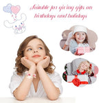 HASTHIP® Pearl Crystal Bracelet for Girls Kids, Cute Cinnamoroll Crystal Bead Bracelet for Kids Girls, 2-Layer Cartoon Elastic Kids Girls Bracelet Children's Day Christmas Gifts
