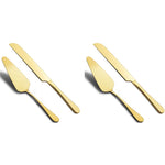 HASTHIP Cake Cutting Knife Set for Birthday and Anniversary with Stainless Steel Server | 2PCS Gift