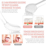 HASTHIP® y Oral Cleaning Brush 2Pcs Baby Toothbrush Tongue Brus