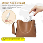 HASTHIP® UV Umbrella UPF 50+,Compact Travel Capsule Umbrella for Sun & Rain,Windproof 8 Ribs Lightweight Folding Purse for Women Men Kids Girls Boys (Gradient White)