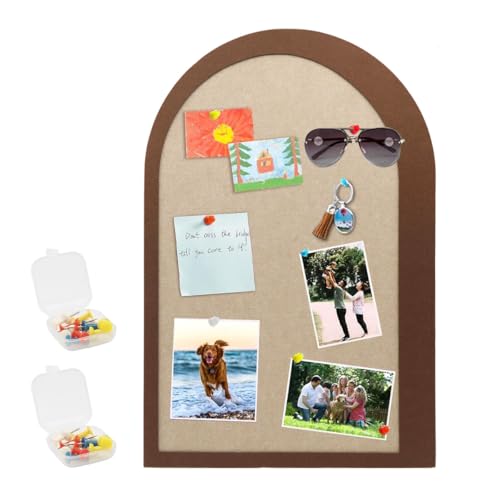 Climberty® 60x40 cm Felt Bulletin Board, Self-Adhesive Wall Message Board with 35 Push Pins for Notes Photos Schedules, High Grade Bulletin Board for Home, Office, Dorm Decoration